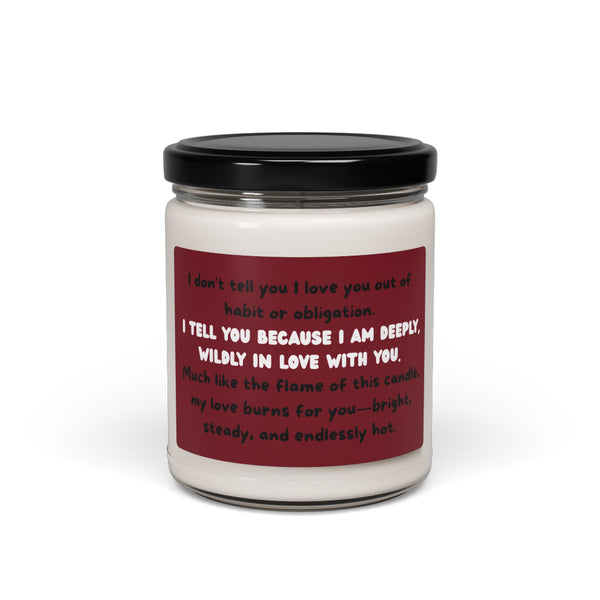 Romantic Scented Soy Candle