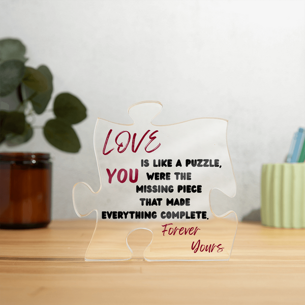 "Love" Acrylic Plaque