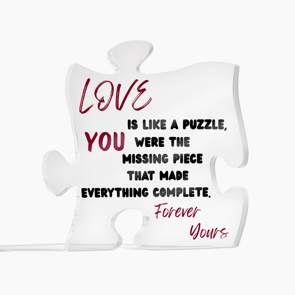 "Love" Acrylic Plaque