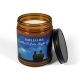 Natural Soy Scented Candle – Elegant Amber Jar Candle
