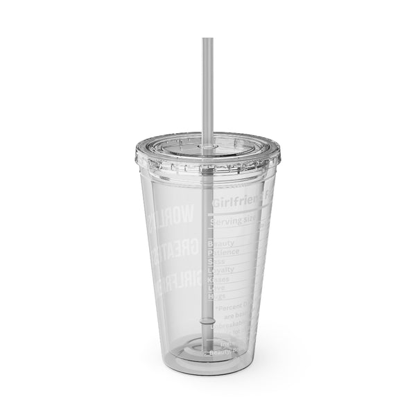 Girlfriend Tumbler with Straw