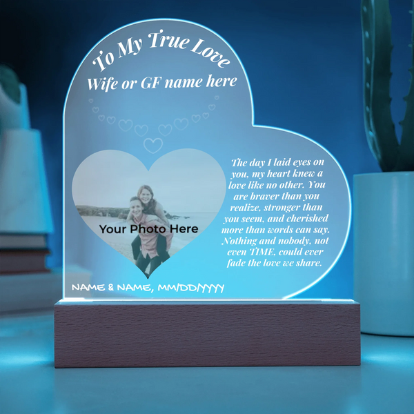 Acrylic Heart LED 13