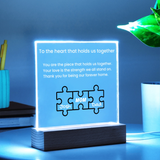 Acrylic Square with LED Base 11