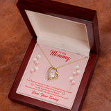 Forever Love Necklace – Gift for Mom-to-Be - Endless Love Gifts Jewelry 14k White Gold Finish / Standard Box