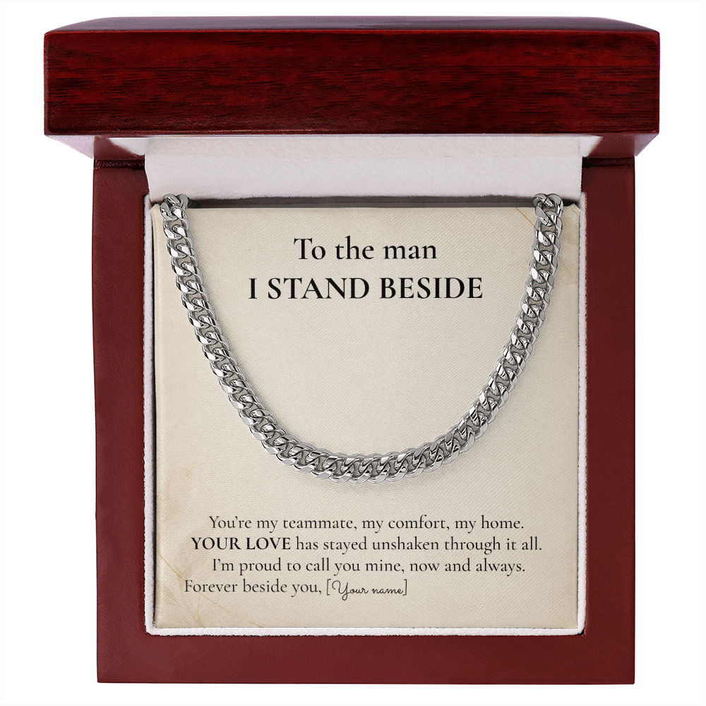 Cuban Link Chain Gift for Husband
