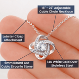 I Love you Girlfriend Necklace - Endless Love Gifts Jewelry 18K Yellow Gold Finish / Mahogany Box with LED Spotlight