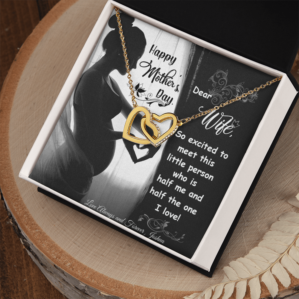 Stunning Interlocking Hearts Necklace - PawsMartOnline Jewelry 14k White Gold Finish / Standard Box
