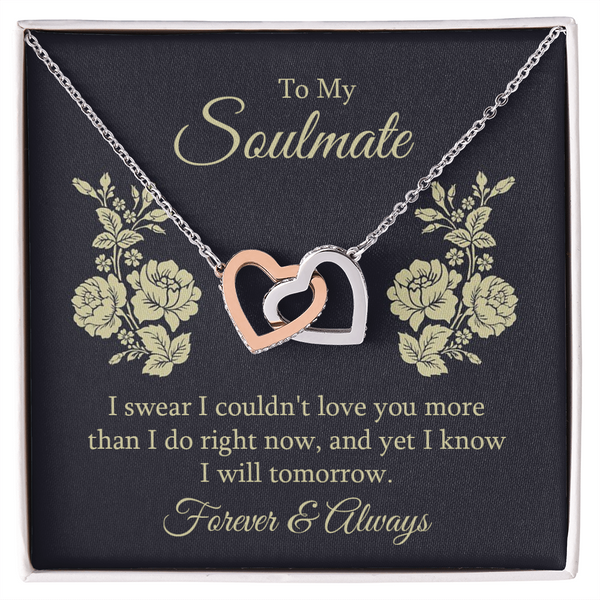 My Soulmate Necklace - PawsMartOnline Jewelry 14k White Gold Finish / Standard Box