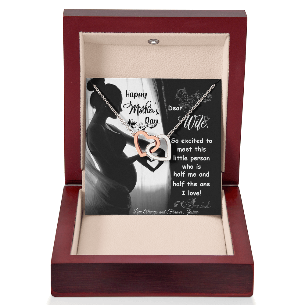 Stunning Interlocking Hearts Necklace - PawsMartOnline Jewelry 14k White Gold Finish / Standard Box