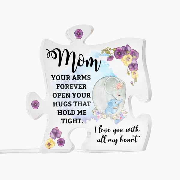 Unique Mother's Day Gift – Printed Acrylic Puzzle Plaque - Endless Love Gifts Jewelry Default Title