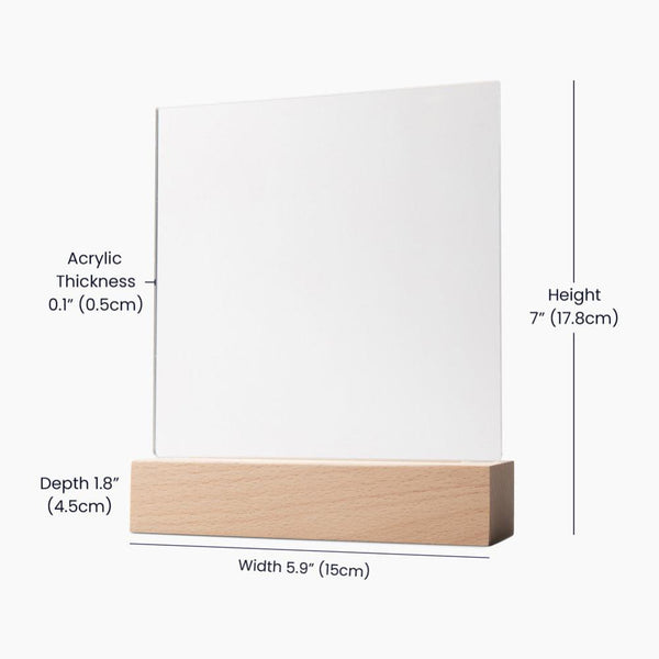 Measurement chart of a rectangular object with dimensions labeled