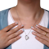 Forever Love Necklace – Gift for Mom-to-Be - Endless Love Gifts Jewelry 14k White Gold Finish / Standard Box