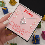 Forever Love Necklace – Gift for Mom-to-Be - Endless Love Gifts Jewelry 14k White Gold Finish / Standard Box