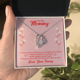 Forever Love Necklace – Gift for Mom-to-Be - Endless Love Gifts Jewelry 14k White Gold Finish / Standard Box