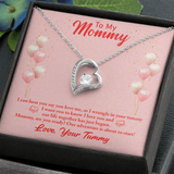 Forever Love Necklace – Gift for Mom-to-Be - Endless Love Gifts Jewelry 14k White Gold Finish / Standard Box