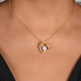 Forever Love Necklace – Gift for Mom-to-Be - Endless Love Gifts Jewelry 14k White Gold Finish / Standard Box
