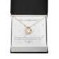 Heartfelt Mother's Day Gift – Forever Love Necklace with Custom Name - PawsMartOnline Jewelry 18k Yellow Gold Finish / Standard Box